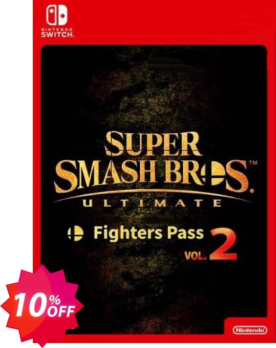 Super Smash Bros. Ultimate - Fighters Pass Vol. 2 Switch Coupon code 10% discount 