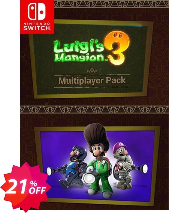 Luigi's Mansion 3 - Multiplayer Pack Switch Coupon code 21% discount 