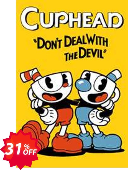 Cuphead PC Coupon code 31% discount 