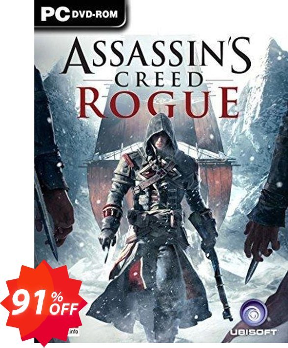 Assassin's Creed Rogue PC Coupon code 91% discount 