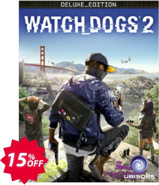 Watch Dogs 2 Deluxe Edition PC Coupon code 15% discount 