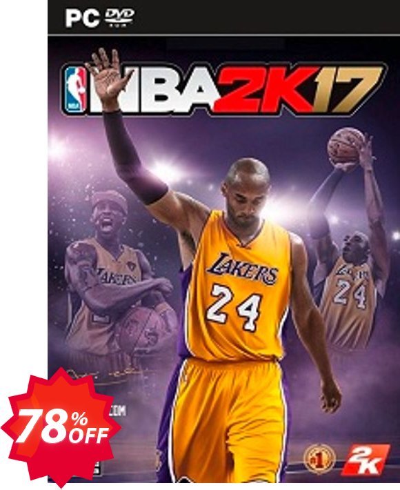 NBA 2K17 PC Coupon code 78% discount 