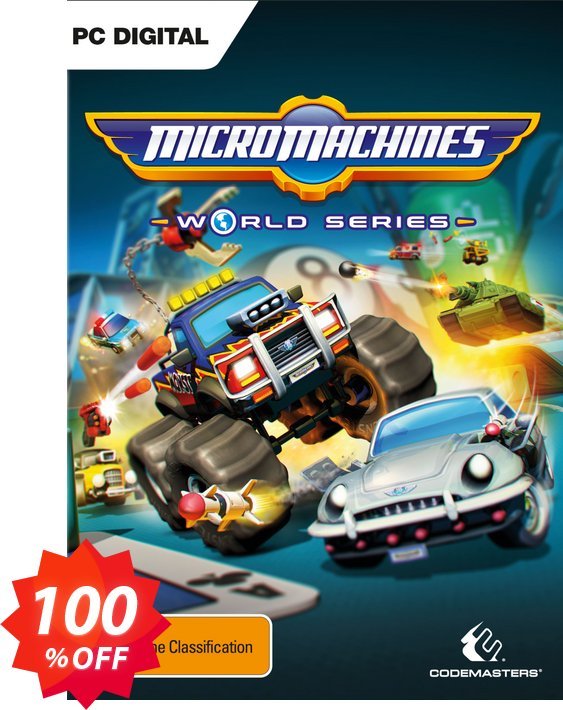 Micro MAChines World Series PC Coupon code 100% discount 