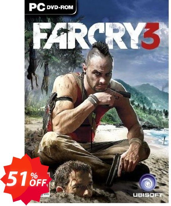 Far Cry 3, PC  Coupon code 51% discount 