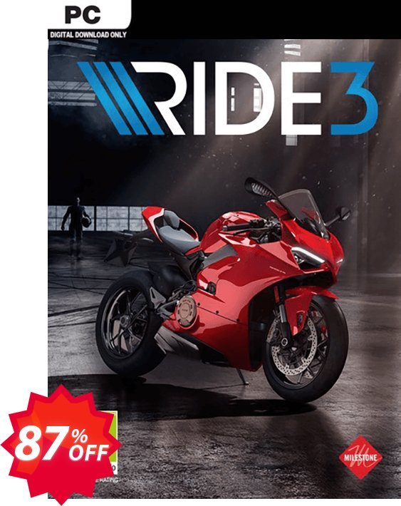 Ride 3 PC Coupon code 87% discount 