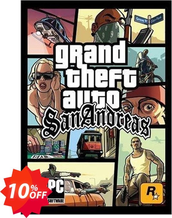 Grand Theft Auto - San Andreas Download, PC  Coupon code 10% discount 