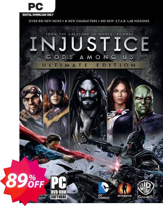 Injustice Gods Among Us - Ultimate Edition PC Coupon code 89% discount 
