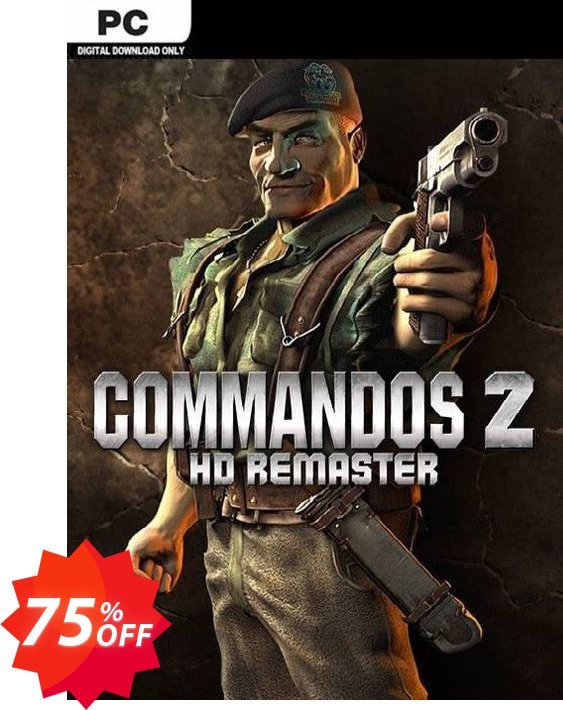 Commandos 2 - HD Remastered PC Coupon code 75% discount 