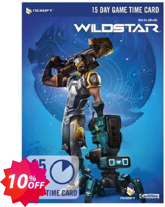WildStar 15 Day Game Time Card PC Coupon code 10% discount 