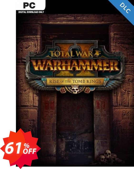 Total War Warhammer II 2 PC - Rise of the Tomb Kings DLC, WW  Coupon code 61% discount 