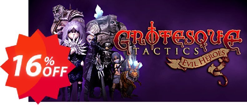Grotesque Tactics Evil Heroes PC Coupon code 16% discount 