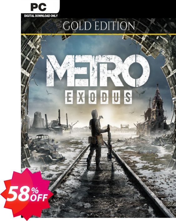 Metro Exodus - Gold Edition PC Coupon code 58% discount 
