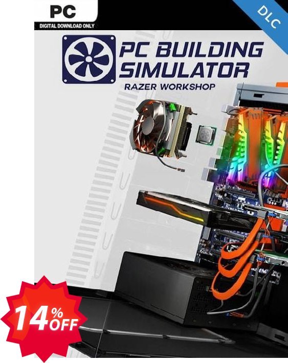 PC Building Simulator - Razer Workshop DLC Coupon code 14% discount 