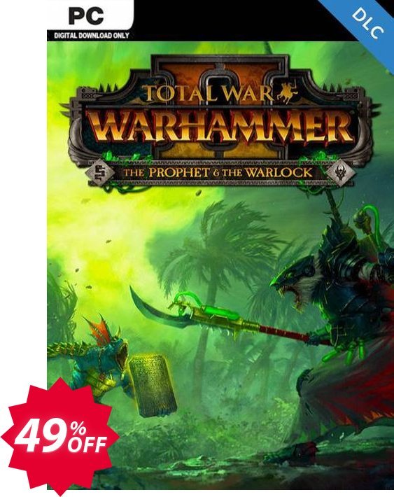 Total War: Warhammer II 2 - The Prophet & The Warlock DLC PC, EU  Coupon code 49% discount 