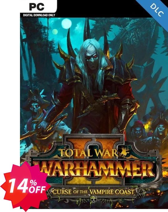 Total War Warhammer II 2 PC - Curse of the Vampire Coast DLC, EU  Coupon code 14% discount 