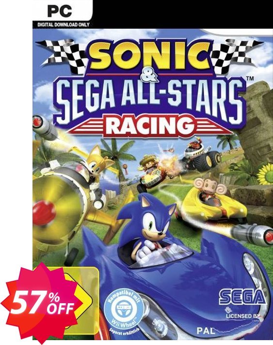 Sonic & SEGA All-Stars Racing PC Coupon code 57% discount 