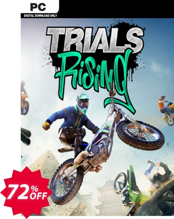 Trials Rising PC Coupon code 72% discount 