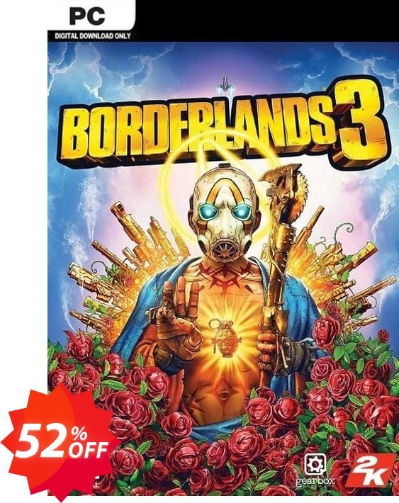 Borderlands 3 PC, Steam  Coupon code 52% discount 