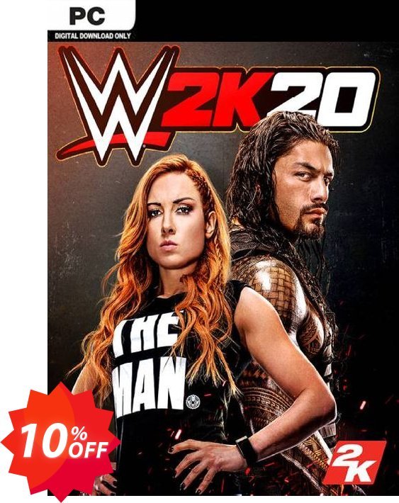 WWE 2K20 PC, WW  Coupon code 10% discount 