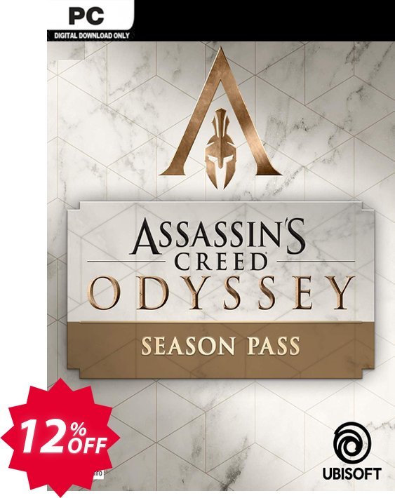 Assassins Creed Odyssey Season Pass PC Coupon code 12% discount 