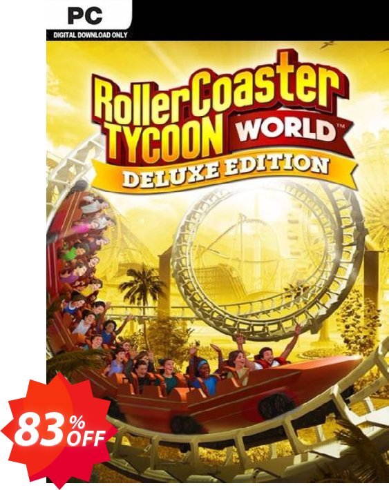 RollerCoaster Tycoon World - Deluxe Edition PC Coupon code 83% discount 