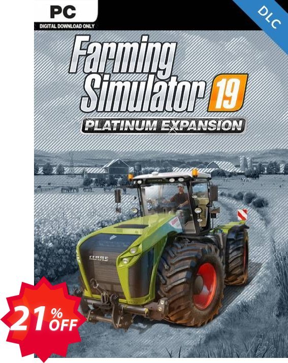 Farming Simulator 19 PC - Platinum Expansion DLC Coupon code 21% discount 