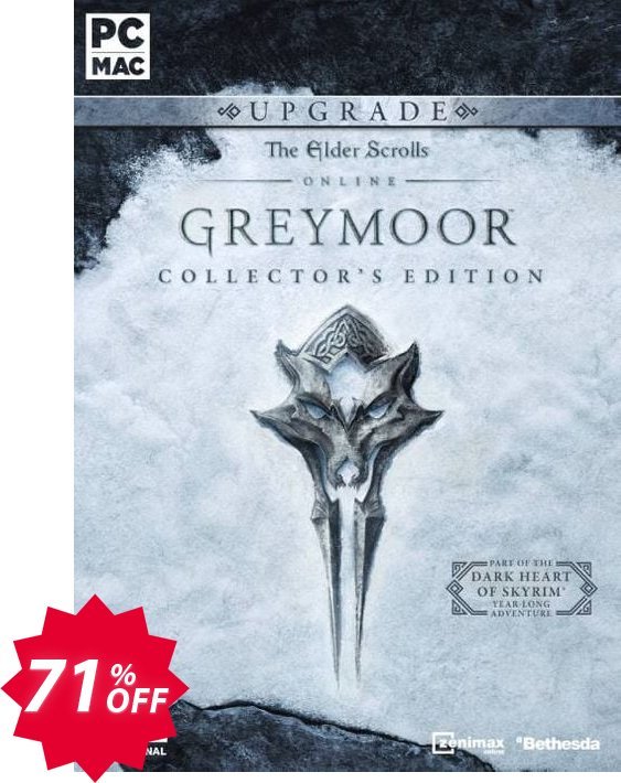 The Elder Scrolls Online - Greymoor Digital Collector's Edition Upgrade PC Coupon code 71% discount 