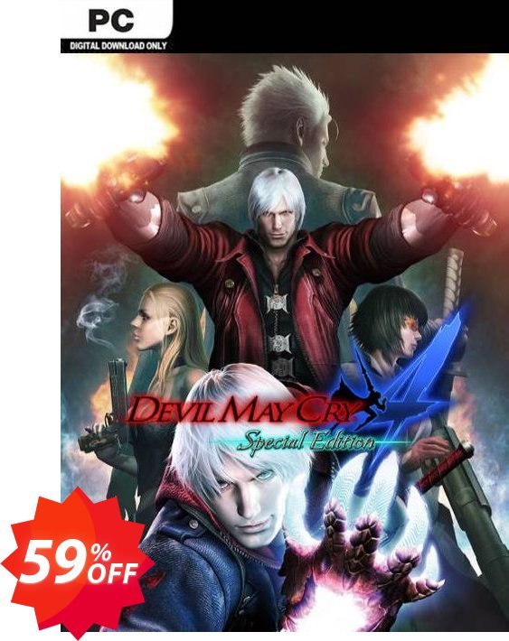 Devil May Cry 4 Special Edition PC Coupon code 59% discount 