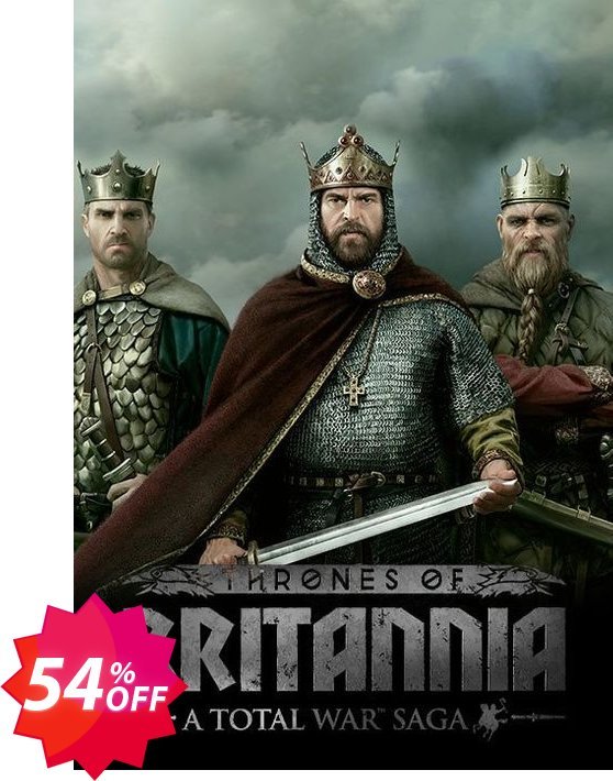 Total War Saga: Thrones of Britannia PC, WW  Coupon code 54% discount 