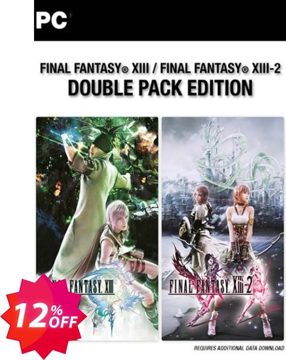 Final Fantasy XIII 13 Double Pack PC Coupon code 12% discount 