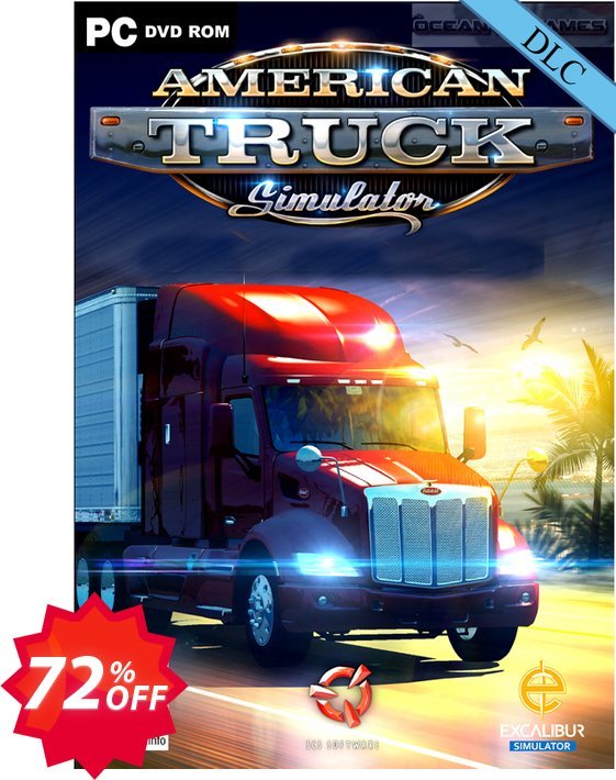 American Truck Simulator PC - New Mexico DLC Coupon code 72% discount 