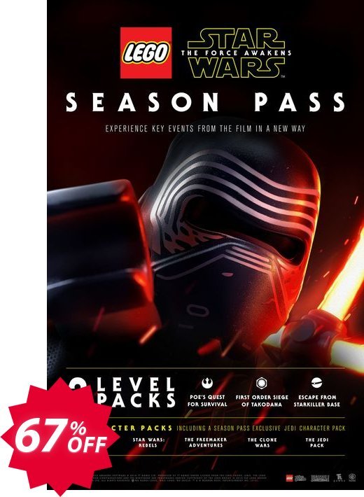 LEGO Star Wars The Force Awakens Season Pass PC Coupon code 67% discount 