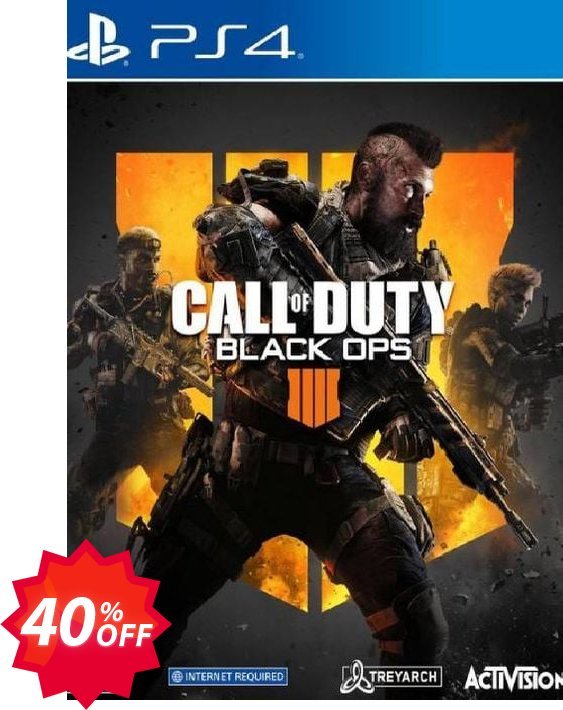 Call of Duty Black Ops 4 PS4, EU  Coupon code 40% discount 