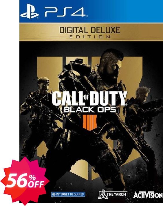 Call of Duty Black Ops 4 - Deluxe Edition PS4, EU  Coupon code 56% discount 