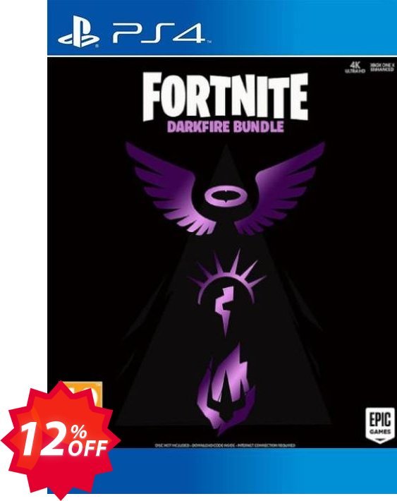 Fortnite Darkfire Bundle PS4, US  Coupon code 12% discount 