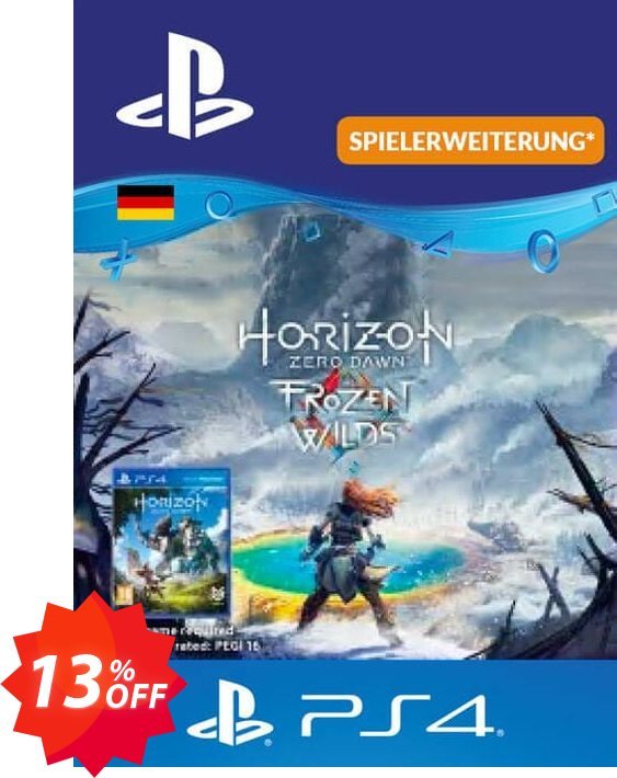 Horizon Zero Dawn Frozen Wild PS4, Germany  Coupon code 13% discount 