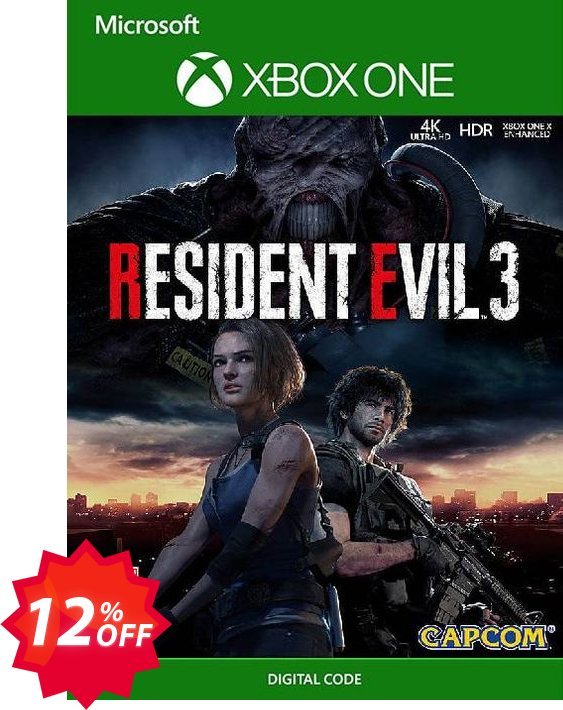 Resident Evil 3 Xbox One, UK  Coupon code 12% discount 