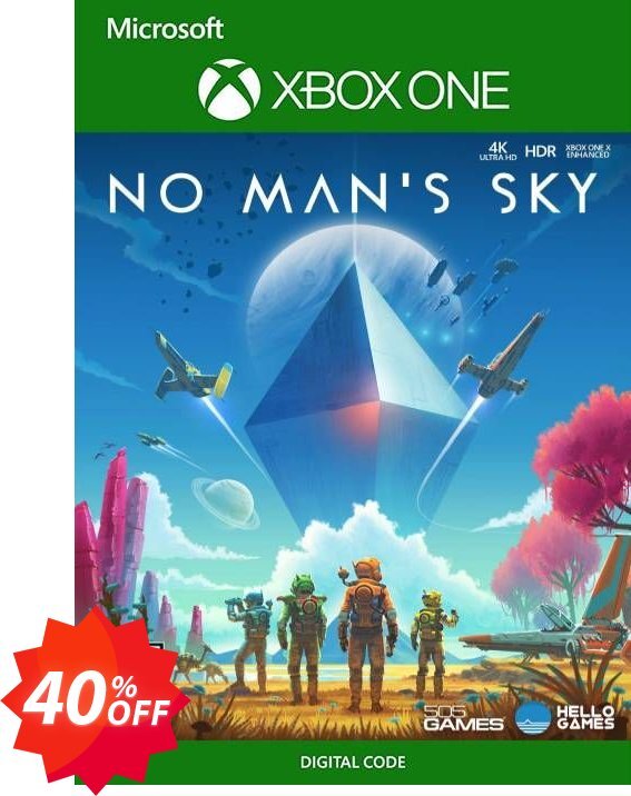 No Man's Sky Xbox One, US  Coupon code 40% discount 