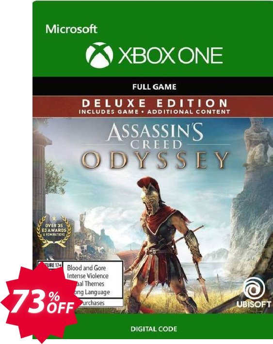 Assassin's Creed Odyssey - Deluxe Edition Xbox One Coupon code 73% discount 