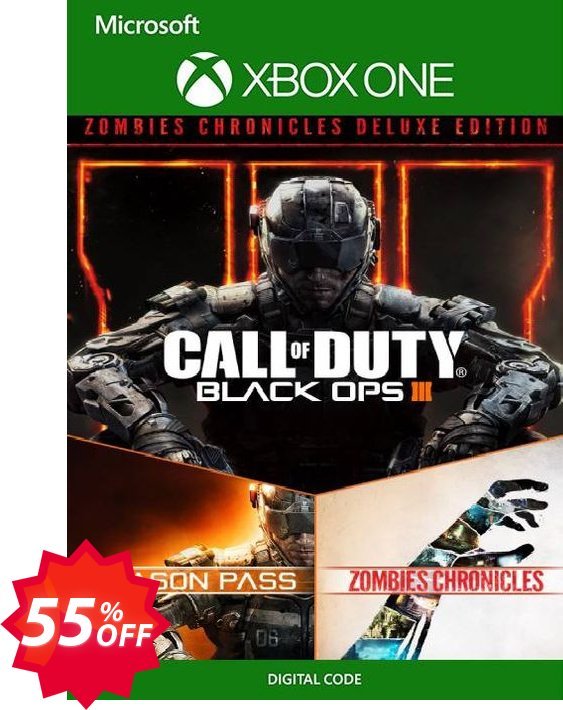 Call of Duty: Black Ops III - Zombies Deluxe Xbox One, UK  Coupon code 55% discount 