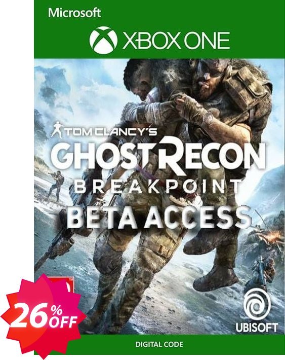 Tom Clancys Ghost Recon Breakpoint Beta Xbox One Coupon code 26% discount 