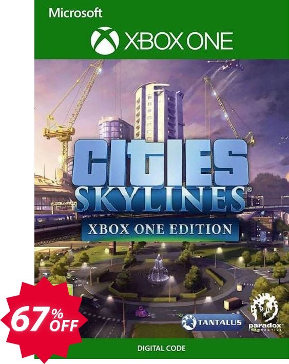 Cities: Skylines Xbox One, US  Coupon code 67% discount 