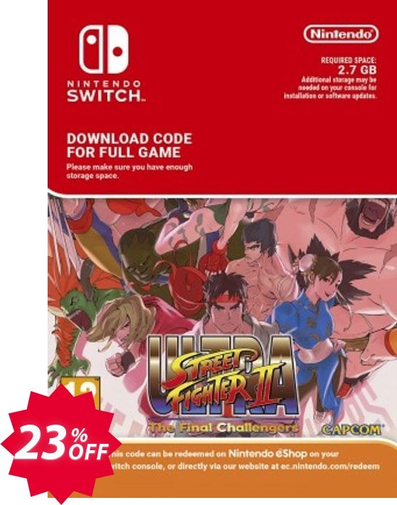 Ultra Street Fighter II: The Final Challengers Switch, EU  Coupon code 23% discount 
