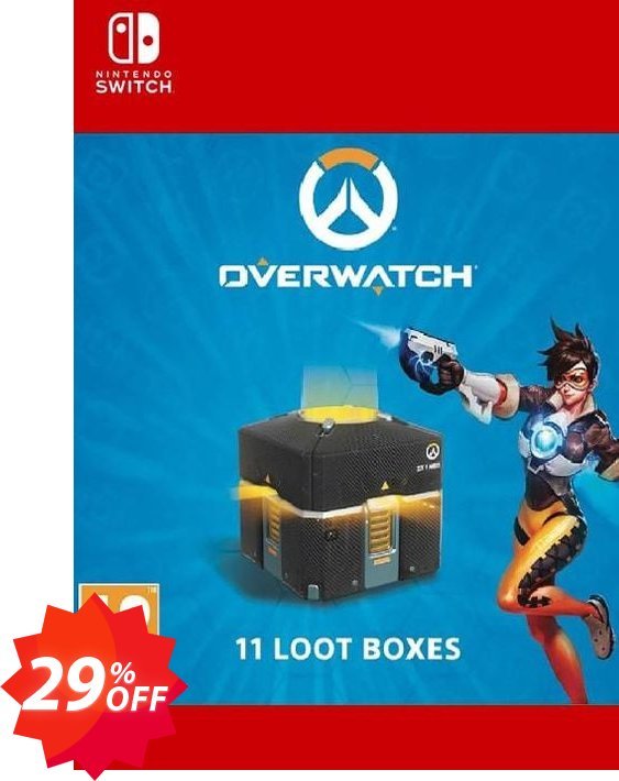 Overwatch - 11 Loot Boxes Switch, EU  Coupon code 29% discount 