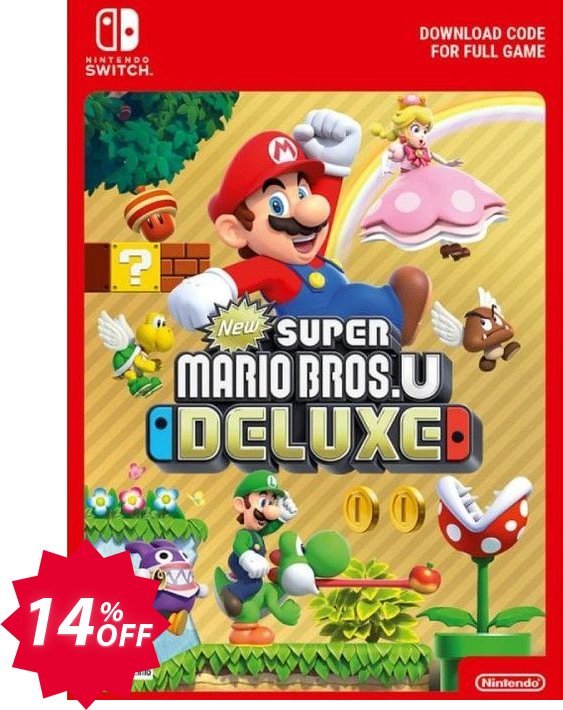New Super Mario Bros. U - Deluxe Switch, US  Coupon code 14% discount 
