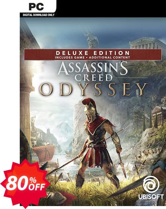 Assassins Creed Odyssey - Deluxe PC Coupon code 80% discount 