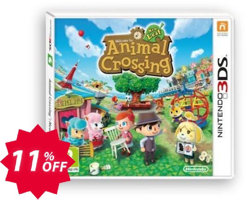 Animal Crossing: New Leaf 3DS - Game Code Coupon code 11% discount 