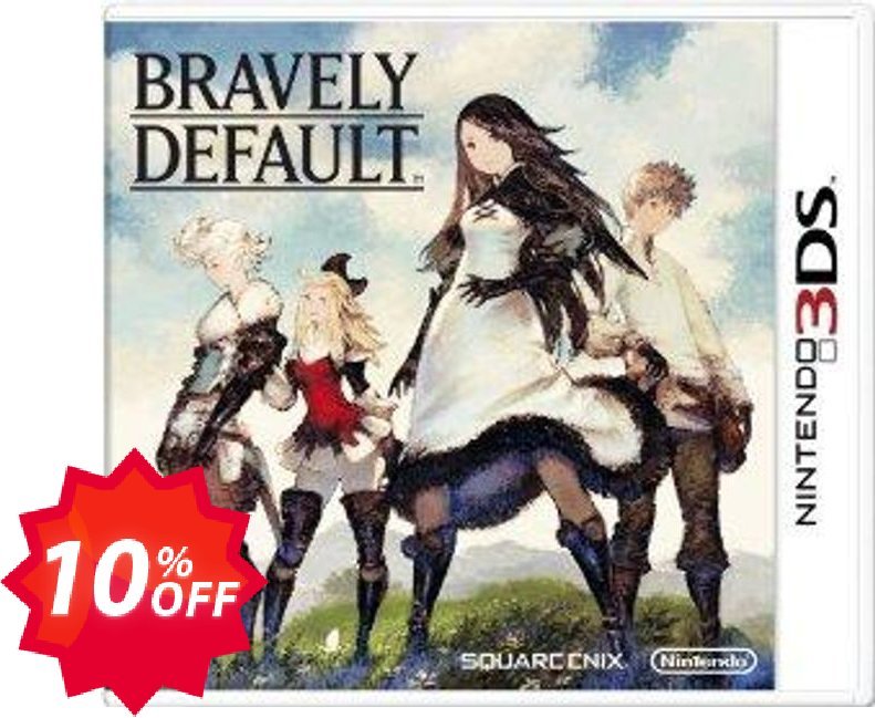 Bravely Default 3DS - Game Code Coupon code 10% discount 