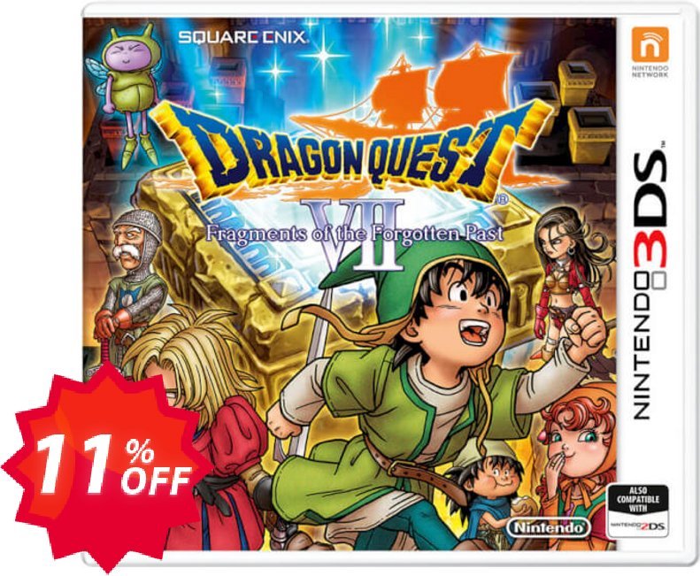 Dragon Quest VII 7: Fragments of the Forgotten Past 3DS - Game Code Coupon code 11% discount 