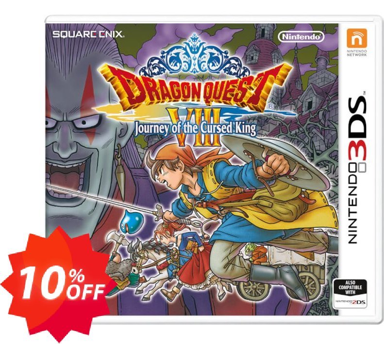 Dragon Quest VIII 8 Journey of the Cursed King 3DS - Game Code Coupon code 10% discount 